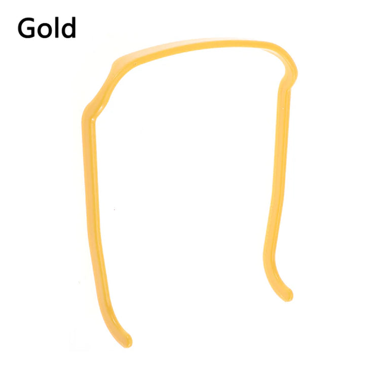 1Pc Invisible Thick Curly Hair Hoop Hair Medium Headband Hairstyle Fixing Tool for Curly Hair Men Women Plastics Hair Band