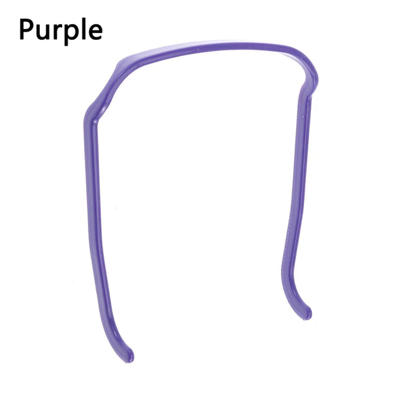 1Pc Invisible Thick Curly Hair Hoop Hair Medium Headband Hairstyle Fixing Tool for Curly Hair Men Women Plastics Hair Band