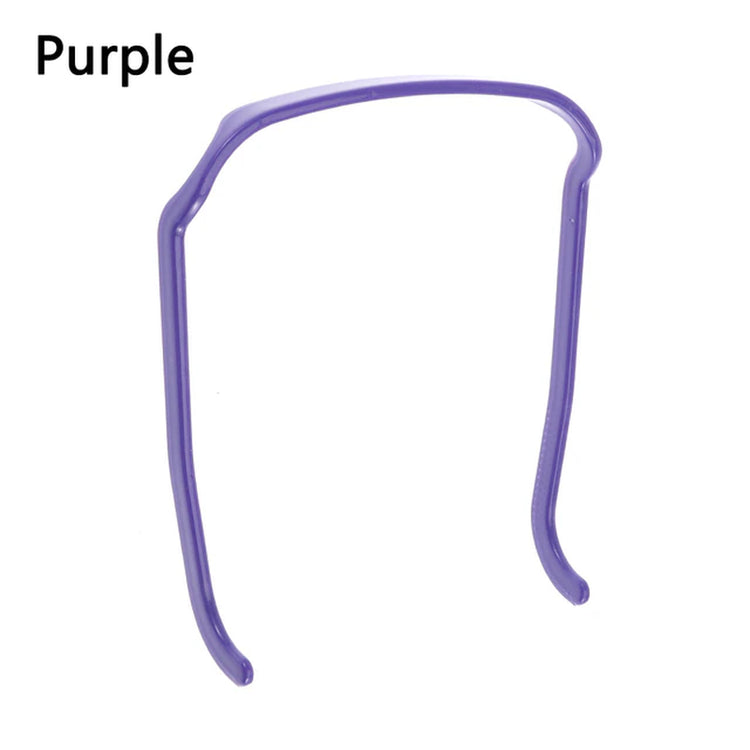 1Pc Invisible Thick Curly Hair Hoop Hair Medium Headband Hairstyle Fixing Tool for Curly Hair Men Women Plastics Hair Band